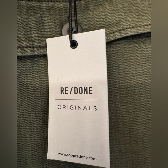 REDONE Khaki Military Army Green Women’s Mini Shorts Size 26 - Picture 4 of 13